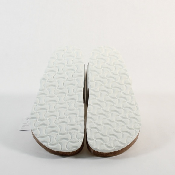 Women’s Birkenstock Gizeh White Cork Sandals NEW - Picture 7 of 8